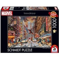 Schmidt Spiele Thomas Kinkade Studios : Marvel - Deadpool, Journée de Neige, Puzzle 