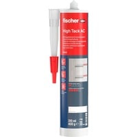 fischer Adhésif de montage High Tack AC 310ml crème blanche, Colle Blanc