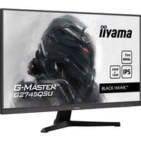 iiyama G-MASTER G2745QSU-B2 écran plat de PC 68,6 cm (27") 2560 x 1440 pixels Wide Quad HD LED Noir Moniteur gaming Noir (Mat), 68,6 cm (27"), 2560 x 1440 pixels, Wide Quad HD, LED, 1 ms, Noir