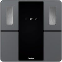 Beurer Pèse-personne de diagnostic BF 500 Édition Super Black, Balance Gris/Noir
