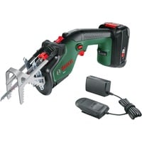 Bosch Keo scie sauteuse 2300 spm 1,4 kg, Scie de taille Vert/Noir, Poignée à barillet, Vert, 2300 spm, 8 cm, 20 m/s², 1,5 m/s²