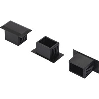 Digitus Bouchon aveugle pour LC Duplex, Capuchon protecteur Noir