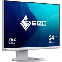 EIZO EV2480-WT 24" Moniteur Blanc, 1x DisplayPort, 1x HDMI, 1x USB-C, 4x USB-A