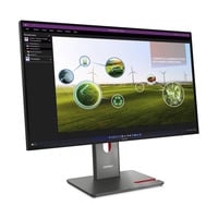 Lenovo ThinkVision P27Q-40 Moniteur 27" Noir, 1x DisplayPort, 1x HDMI, 1x USB-C, 3x USB-A, 120 Hz, 68,6 cm (27"), 2560 x 1440 pixels, Quad HD, LED, 6 ms, Noir