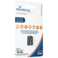 MediaRange USB Nano 8 GB, Clé USB Noir