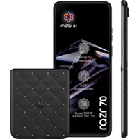 Motorola razr 70 256GB Swarovski smartphone pliable Noir | 256 Go | Android 16