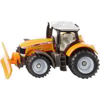SIKU Massey Ferguson mit Räumschild Modèle de tracteur Pré-assemblé, Modèle réduit de voiture Modèle de tracteur, Pré-assemblé, Massey Ferguson, Unisexe, Métal, Plastique, Noir, Orange