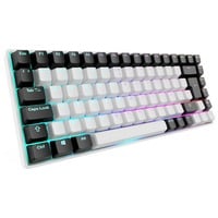 Sharkoon SKILLER SGK50 S3 RGB clavier gaming mécanique Blanc, Layout PT, Gateron Yellow, 75%
