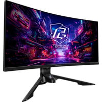 ASRock PG34QRT3A 34" Moniteur UltraWide gaming incurvé Noir, 2x DisplayPort, 2x HDMI, 4x USB-A, 180 Hz