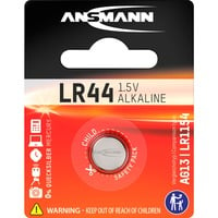 Ansmann Alkaline Battery LR 44 Batterie à usage unique Alcaline Batterie à usage unique, Alcaline, 1,5 V, 1 pièce(s), LR 44