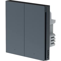 Aqara Interrupteur mural intelligent H1 - deux bascules avec conducteur neutre Gris