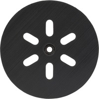 Bosch Plateaux de ponçage à 6 trous, Patin de ponçage Noir, 1 pièce(s)