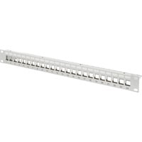 Digitus Panneau de brassage modulaire, 24 ports, non équipé, montage en rack Gris