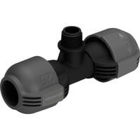 GARDENA Pièce en T 25 mm x 1/2" filetage extérieur, Connexion Noir/gris, 2786-20