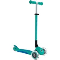 GLOBBER Primo Foldable Plus Lights, Trottinette Turquoise/bleu foncé