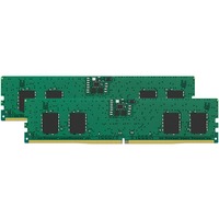 Kingston ValueRAM KVR48U40BS6K2-16 module de mémoire 16 Go 2 x 8 Go DDR5 4800 MHz, Mémoire vive Vert, 16 Go, 2 x 8 Go, DDR5, 4800 MHz, 288-pin DIMM