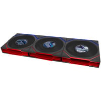 Lian Li UNI FAN TL LCD FLEX ventilateurs de boîtier RGB  Noir, 3 pièces, 124 x 120 x 28 mm, PWM