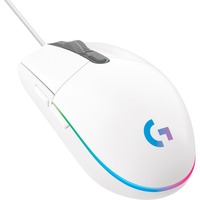 Logitech G203 LIGHTSYNC, Souris gaming Blanc, 8000 dpi