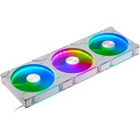 Phanteks D30-140 PWM Regular ventilateur de boîtier RGB  Blanc, 140 x 140 x 30 mm, 3 pièces, connecteur de ventilateur PWM à 4 broches