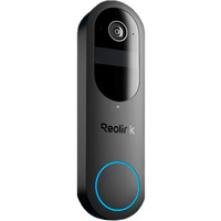 Reolink D340B système vidéophone 4 MP Noir, Sonnette de porte 4 MP, 2048 x 2048 pixels, CMOS, 25,4 / 3,11 mm (1 / 3.11"), 15 ips, 180°