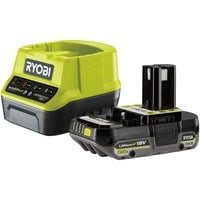 Ryobi 18 V ONE+ Akku-Starterset RC18120-120, Bundle Vert/Noir