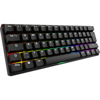 Sharkoon SKILLER SGK50 S4 Gen2 PBT RGB clavier gaming mécanique Noir, Layout DE (QWERTZ), Gateron G Pro 3.0 Yellow, 60%