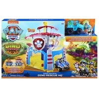 Spin Master PLAYSET QUARTIER GENERAL DINO RESCUE Paw Patrol, Jeu de construction PAW Patrol PLAYSET QUARTIER GENERAL DINO RESCUE, Voiture, 3 an(s), LR44, Multicolore