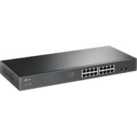 TP-Link TL-SG1218MPE Géré L2 Gigabit Ethernet (10/100/1000) Connexion Ethernet, supportant l'alimentation via ce port (PoE) 1U Noir, Switch Géré, L2, Gigabit Ethernet (10/100/1000), Connexion Ethernet, supportant l'alimentation via ce port (PoE), Grille de montage, 1U