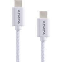 ADATA CACC-100PN-WH câble USB USB 2.0 1 m USB C Blanc Blanc, 1 m, USB C, USB C, USB 2.0, Blanc