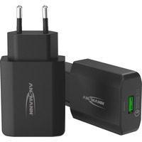 Ansmann Home Charger 130Q Noir Intérieure, Chargeur Blanc, Intérieure, Secteur, 12 V, Noir