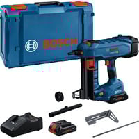 Bosch GNB 18V-40 Cloueuse Batterie, Clouteuse Bleu/Noir, Cloueuse, Magasin droit, Noir, Bleu, 1,3 cm, 4 cm, 96 dB