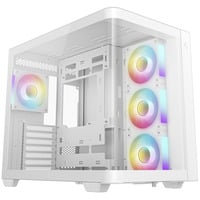 DeepCool  boîtier midi tower Blanc | 2x USB-A | 1x USB-C | RGB | Window
