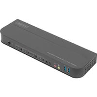 Digitus Commutateur KVM DisplayPort 4 ports, Switch KVM 