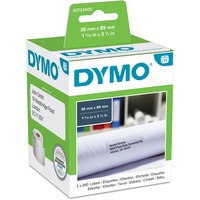Dymo LW - Étiquettes d'adresse grand format - 36 x 89 mm - S0722400 Blanc, Imprimante d'étiquette adhésive, Papier, Permanent, Rectangle, LabelWriter
