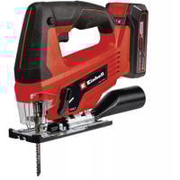 EINHELL Scie sauteuse sans fil Power X-Change TC-JS 18/70 Li, 18 Volts Rouge/Noir