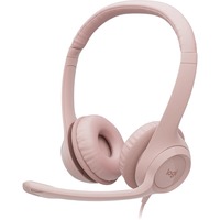 Logitech H390 casque on-ear rose fuchsia