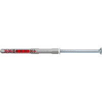 fischer Cheville à tige longue DuoXpand 8x100 T Gris clair/Rouge
