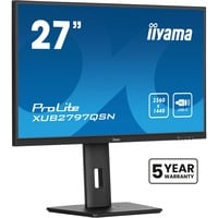 iiyama ProLite XUB2797QSN-B2 écran plat de PC 68,6 cm (27") 2560 x 1440 pixels Quad HD LED Noir Moniteur Noir (Mat), 68,6 cm (27"), 2560 x 1440 pixels, Quad HD, LED, 1 ms, Noir