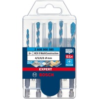 Bosch 2 608 900 585 foret Ensemble de forets 5 pièce(s), Jeu de mèches de perceuse Perceuse, Ensemble de forets, Béton, Plastique, Carrelage doux, Bois tendre, Acier, Tige hexagonale, 15 mm, 73 mm