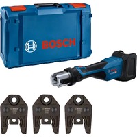 Bosch Outil de sertissage sans fil GPT 18V-32 Professional solo, 18Volt, Kit TH, Machine à presser Bleu