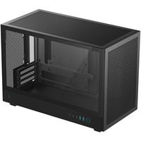 DeepCool CH260 boîtier mini tower Noir | 2x USB-A | 1x USB-C | Verre Trempé