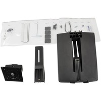 Ergotron Kit de conversion WorkFit de moniteur et ordinateur portable en double affichage, Support Noir