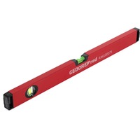 GEDORE Niveau à bulle Red en aluminium, 60 cm, 2 fioles, Niveau à bulle d'air Rouge