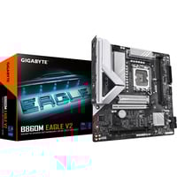GIGABYTE B860M EAGLE V2 Carte mère - Processeurs Intel Core Ultra Series, VRM 6+1+2 phases, jusqu'à 9066 MHz DDR5, 1x M.2 PCIe 5.0 + 1x M.2 PCIe 4.0, LAN 2.5 GbE, USB 3.2 Gen 1 carte mère socket 1851 VRM 6+1+2 phases, jusqu'à 9066 MHz DDR5, 1x M.2 PCIe 5.0 + 1x M.2 PCIe 4.0, LAN 2.5 GbE, USB 3.2 Gen 1, Intel, LGA 1851 (Socket V1), Intel Core Ultra (Series 2), LGA 1851, DDR5-SDRAM, 128 Go