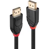 Lindy 41081 câble DisplayPort 20 m Noir Noir, 20 m, DisplayPort, DisplayPort, Mâle, Mâle, 3840 x 2160 pixels