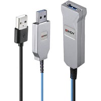 Lindy Câble USB 3.0 à fibre optique, Câble d'extension 