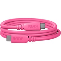 Rode Microphones Câble USB 3.2 Gen1 SC27-P pink, connecteur USB-C > connecteur USB-C rose fuchsia