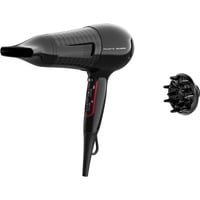 Rowenta Powerline CV591L sèche-cheveux 2300 W Noir Noir/Rouge, CC, Noir, Orifice de suspension, 1,8 m, Boutons, Chine