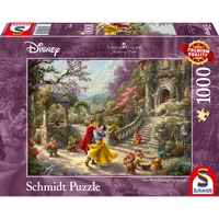 Schmidt Spiele Thomas Kinkade Studios: Painter of Light - Disney Blanche-Neige - Danse avec le Prince, Puzzle 