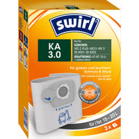 Swirl Sacs d'aspirateur KA 3.0 Kärcher/ Shop-Vac, Sac pour aspirateur 